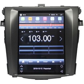 Resim Toyota Corolla 2007-2011 Uyumlu Android Multimedya Kamera 9" 