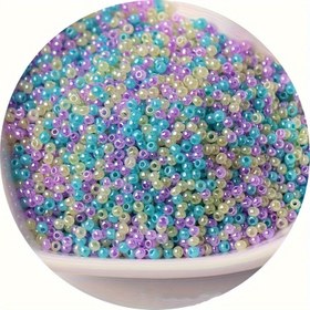 Resim 800 adet 10g Süper Premium Üniforma 2mm İmitasyon Çek Yeşim Krem Cam Boncuk Takı Yapımı Için DIY El Yapımı Bilezik Kolye Boncuk El Sanatları Küçük İşletme Malzemeleri 