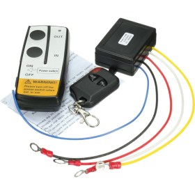 Resim Danazeey Atv Abd Için 12V 315MHZ 50FT / 15M Kablosuz Vinç Uzaktan Kumanda Kontrol Kiti (Yurt Dışından) 