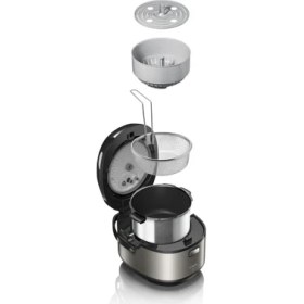 Resim Bosch Auto Cook Pro MUC88B68TR Çoklu Pişirici Metalik / Siyah 