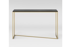 Resim SOLLER GOLD METAL AHŞAP DRESUAR KONSOL 