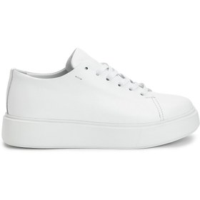 Resim Network Beyaz Kadın Deri Sneaker 