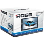 Resim Rose DC-6400BT Usb, Aux, Fm, Sd, Bluetooth 7 Double-Din Teyp 