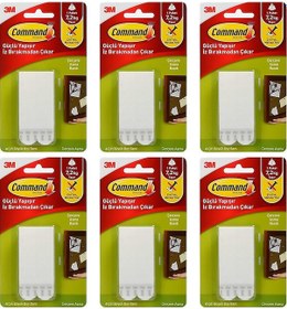 Resim 3m 17206 Command Büyük Boy Cırt Bant 6 Paket 