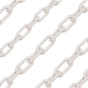 Resim Force Chain 8 Mm 25 Mtr. Beyaz Plastik Zincir 