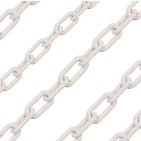 Resim Force Chain 8 Mm 25 Mtr. Beyaz Plastik Zincir 