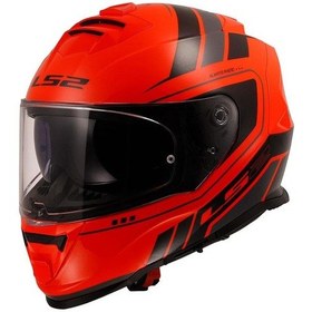 Resim Ls2 Storm 2 Fist Kapalı Motosiklet Kaskı -63361- Siyah - Turuncu 