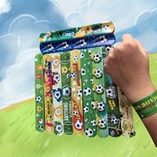 Resim 24 adet, Futbol Toka Bileklik 12 Stil Futbol Maç Serisi Rakiplere Hediye Yüzük Doğum Günü Hediyesi Top Parti Tatil Parti Aksesuarları Tatil Parti Hediyeleri 