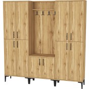 Resim Kalender Dekor Rose-1-4-4 Portmanto Vestiyer Ayakkabılık RS04 
