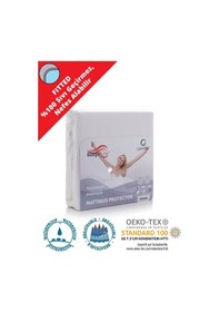Resim Eco Comfort Su Sıvı Geçirmez Yatak Koruyucu Alez (Fitted) 90x190 Beyaz 