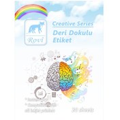 Resim Rovi Creative Sanatsal Etiket - Deri Dokulu - 20 yp - A4 