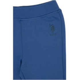 Resim U.S. Polo Assn. Kız Çocuk İndigo 3/4 Boy İnterlok Tayt 50306792-VR028 