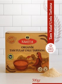 Resim Nahita Organik Tam Yulaf Unlu Tarhana - Vegan, Diyete Uygun, Yüksek Lif, Bol Protein (500 gr) 