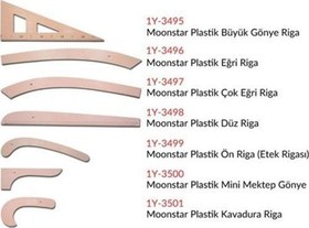 Resim Cetvel Takımı Riga Plastik 7 Parca Kahverengi 