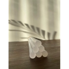 Resim Sıcak Kalın Mum Silikon 11 mm Kalınlık 30 cm 6 Adet Çubuk 