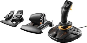 Resim Thrustmaster T16000M FCS Uçuş Paketi - PC için Joystick, Kelepçe ve Dümen Pedalları 