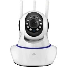 Resim Bintech KS-515 Gece Görüşlü Hd 360 Derece Wifi Ip Kamera 