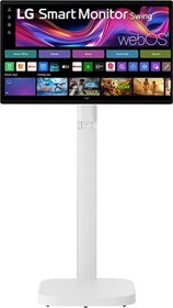 Resim LG 31.5" Swing 32U889Sa-W 5Ms 4K Uhd Ips Dokunmatik Tekerlekli Standlı Smart Monitör 