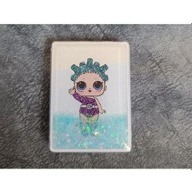 Resim Ayna Makyaj Cep Çanta Seyehat Taşınabilir Ayna Bebek Sulu Pullu Kozmetik 