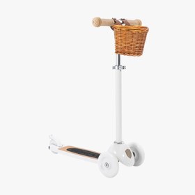 Resim Vintage Çocuk Scooter | Beyaz 