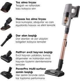 Resim Electrolux Yüksek Çekim GÜCÜ800 Serisi Animal Dikey Şarjlı Süpürge EP82AB25UG 