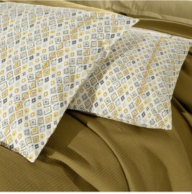 Resim Sarev Abel Sarı Çift Kişilik %100 Pamuk Pike Takımı Sarı 