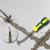 Resim Profesyonel Seramik Fayans Derz Sökücü Aracı - Zemin ve Duvar Dikiş Çimentosu Temizliği için Ergonomik Saplı Tungsten Çelik Manuel Matkap Ucu, Kendin Yap ve İnşaat Kullanımı 
