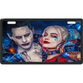 Resim Joker & Harley Uyumlu Quinn E-bike Plakalık 
