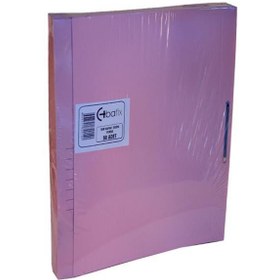 Resim Bafix Tam Kapak Dosya Karton Pembe 
