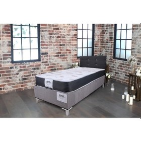 Resim Azrayatakmobilya Tek Kişilik Yatak+Baza + Başlık Basic 90 x 190 CM 