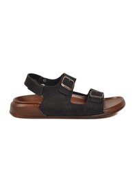 Resim Pierre Cardin Siyah Cırtlı Hafif Erkek Sandalet Pc-7924 M 