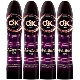 Resim Okey Kayganlaştırıcı Jel 100ml Nirvana Hot 4 Lü Set 