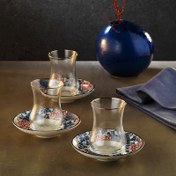 Resim Sandro Moreno 1898 Lizbon 12 Parça 6 Kişilik Çay Seti 150 ml 