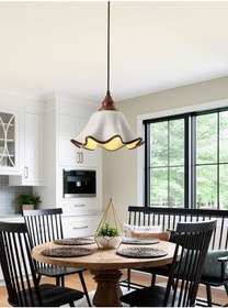 Resim Albie Seramik Tekli Modern Koridor, Mutfak Sarkıt Avize Krem 