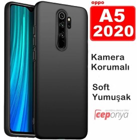 Resim Oppo A5 2020 Kamera Korumali Mat Soft Esnek Kalite Silikon Kilif 409579175 