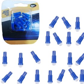 Resim Point T5 Led Oto Kilometre Kadran Ambians Aydınlatma Ampülü 15 Adet Mavi 