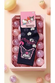 Resim Babylory Kdis Store Kuromi Desenli Kız Çocuk Çorap 