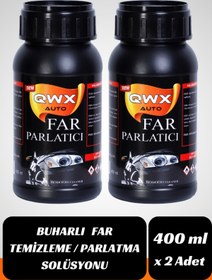 Resim QWXAUTO Buharlı Araba Far Parlatma Ve Temizleme Kloroform Sıvısı Kimyasal Solüsyonu 2 ADET x 400 ml 