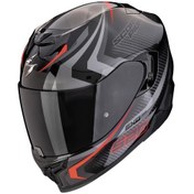 Resim Scorpion Exo 520 Evo Air Terra Kapalı Motosiklet Kaskı Siyah Gri Kırmızı Siyah - Gri - Kırmızı 