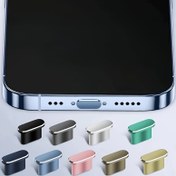 Resim iPhone 15/16 Serisi için 1 adet Alüminyum Alaşım Tip C Toz Fişi, iPhone 16 Pro Max ve 15 Pro Max Serisi için Şarj Portu Koruma Kapakları 