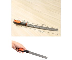 Resim Depolife Ahşap Törpü Seti 3 Parça Ahşap Törpüleme 30CM Saplı Karbon Çelik 