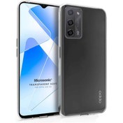 Resim Microsonic Oppo A55 5g Kılıf Transparent Soft Beyaz 
