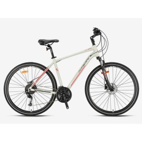 Resim Kron Tx 300 - 28 Trekking - 20' - 27 Vites - H.dısc - Mat Bej-gri/kırmızı 