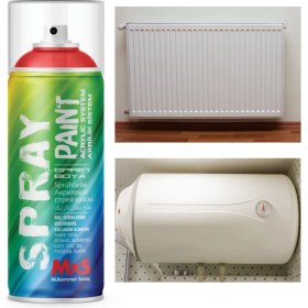 Resim Sio Colors Isıya Dayanıklı Radyatör Kalorifer Petek Sprey Boya 400 ml 