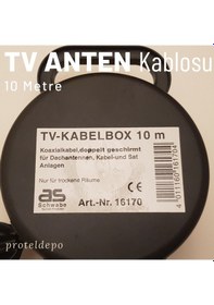 Resim Tv Anten Kablosu Makaralı Hazır Kablo 10 Metre 