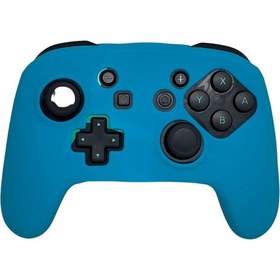 Resim Switch Pro Controller Joystick Silikon Koruyucu Kılıf Mavi 
