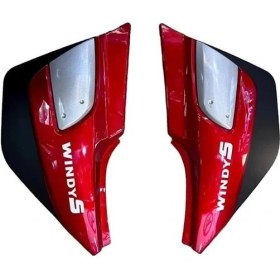 Resim GMS Kanuni Windy S Yan Kapak Takımı Kırmızı 