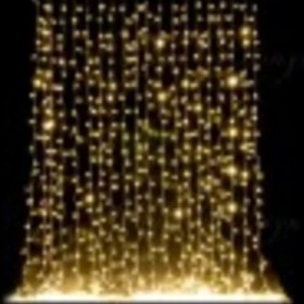 Resim Perde LED Sarı Işık 