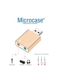 Resim Microcase 7.1 Kanal USB Ses Kartı - AL2587 
