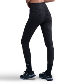 Resim Nike Universa High-Rise Printed 7/8 Kadın Siyah Antrenman Tayt HV2256-010 